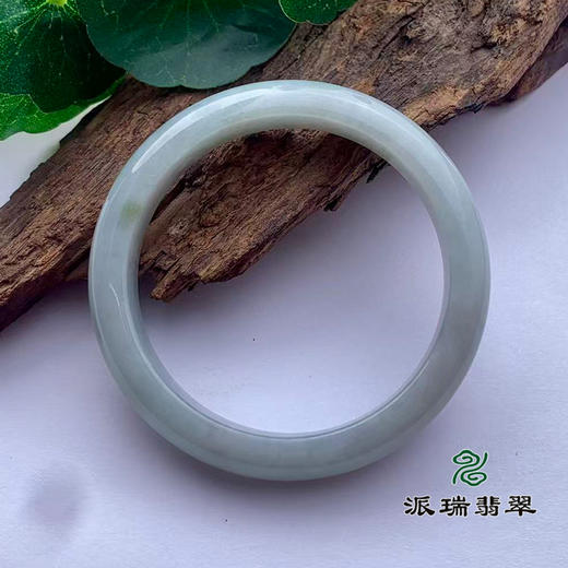 派瑞翡翠 翡翠手镯 糯种 飘花 商品图1