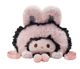 小羊古力·兔子蛋糕包-黑粉色-大号