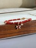 天然红玛瑙串珠+真空镀金小马吊坠+施华洛世奇水钻.. 商品缩略图1