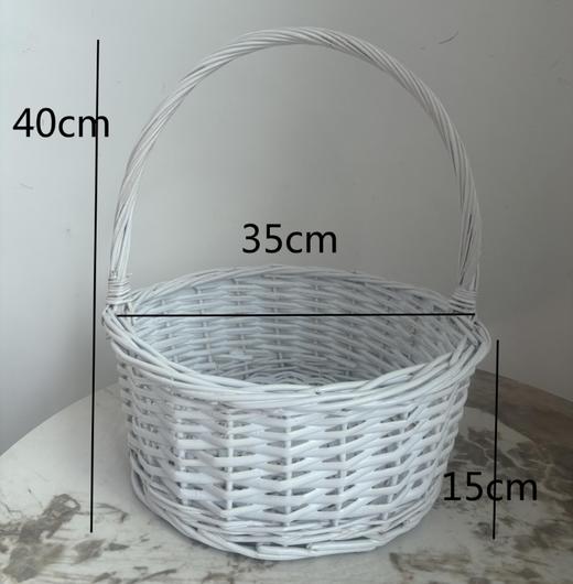 特大号花篮 手工编织柳编花篮 商品图5