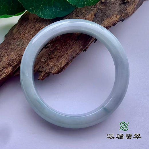 派瑞翡翠 翡翠手镯 糯种 飘花 商品图1