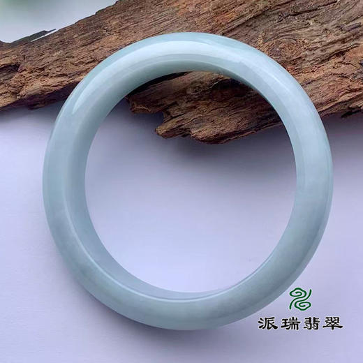 派瑞翡翠 翡翠手镯 糯种 飘花 商品图2
