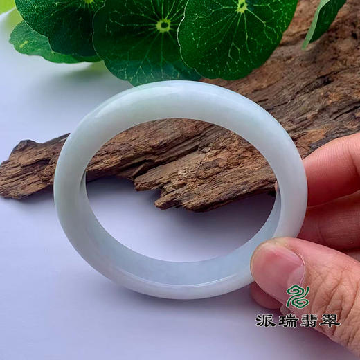 派瑞翡翠 翡翠手镯 糯种 飘花 商品图1