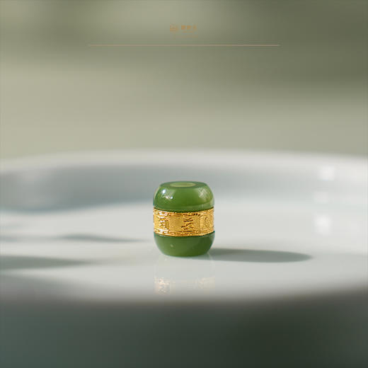 【玲珑萃】碧玉苹果绿锁骨珠 商品图3