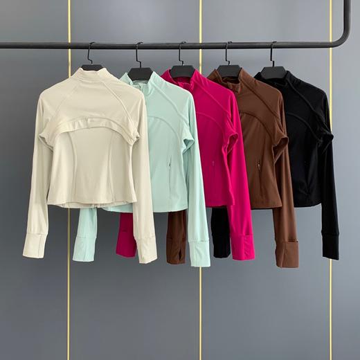 客供面料  LULU家罗纹define立领夹克 商品图1