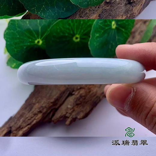 派瑞翡翠 翡翠手镯 糯种 飘花 商品图2