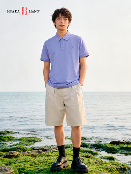 男装26春夏新品反领polo短袖2219-1147 商品图0