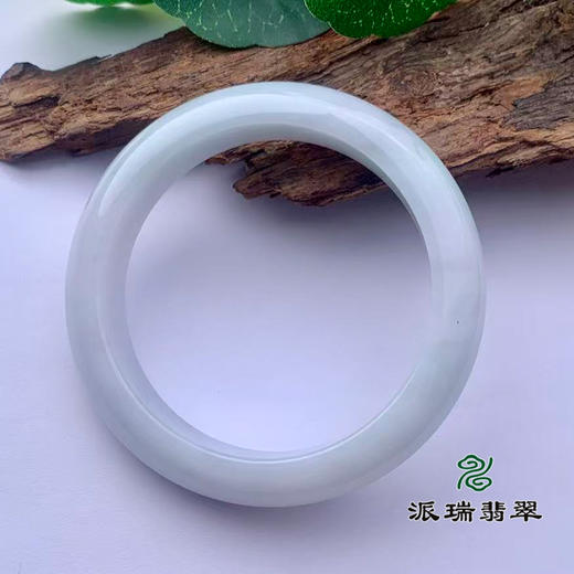 派瑞翡翠 翡翠手镯 糯种 飘花 商品图2