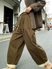 品牌促【自营】衣周期 8082松紧腰卷边宽松九分休闲裤-喜出 商品缩略图0