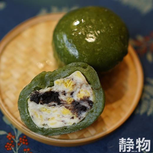艾草青团 （55g✖️6块）芋泥 /红豆 /肉松/奶酪饼干+芝麻 商品图3