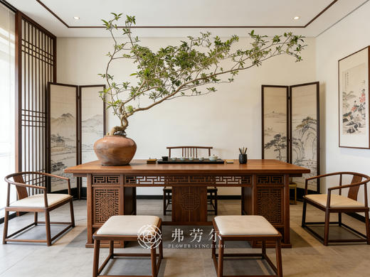 棕盆造型海岛栀子花 商品图0