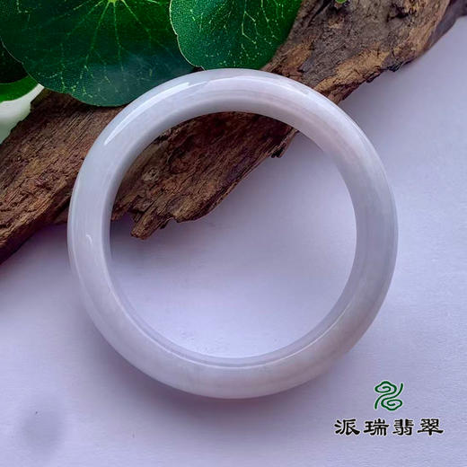 派瑞翡翠 翡翠手镯 糯种 浅紫 商品图1