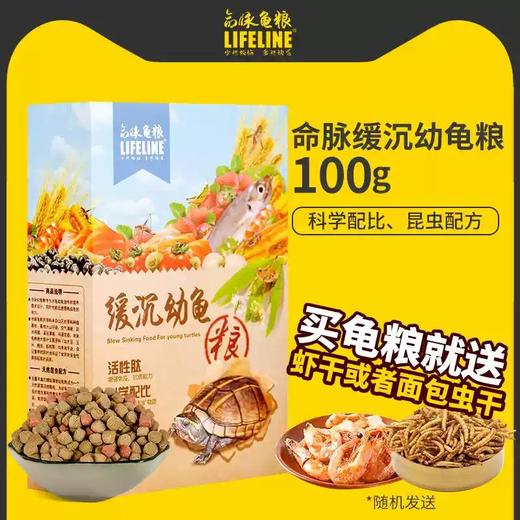 【命脉补钙粮】龟苗幼龟种龟高营养补钙诱食宠物鳄龟龟粮水龟 商品图2