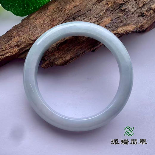 派瑞翡翠 翡翠手镯 糯种 飘花 商品图1