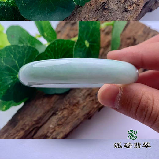 派瑞翡翠 翡翠手镯 糯种 飘花 商品图2