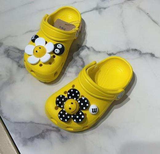 【预售】儿童潮牌洞洞鞋男女童凉拖外穿夏季包头婴幼儿室内沙滩宝宝家居防滑鞋 商品图3