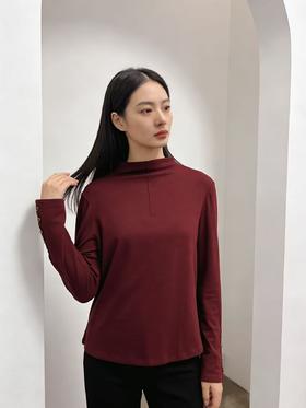 418良粉节|2026 活动爆款 超软糯【自营】很显白～衣周期 276 袖口钉扣高弹质感打底衫上衣-喜出