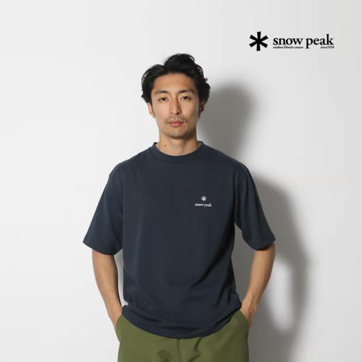 数量一点点 日本订单雪峰snowpeek纯棉短袖，科技面料，有速干功能..上身贼帅 商品图5