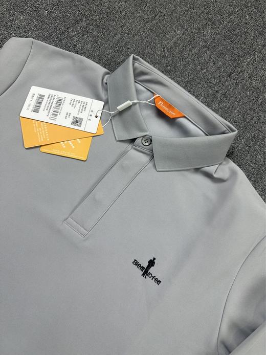 现货 比音勒芬新款POLO衫长袖.带纯棉质感和速干效果的科技面料.. 商品图8