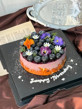 【蓝莓莓巴斯克】重芝士蛋糕-创意热卖