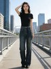 418良粉节|2026 活动爆款 软料牛仔【自营】衣周期 8835（80%棉）薄款窄版直筒长款后口袋破洞牛仔裤-喜出 商品缩略图1