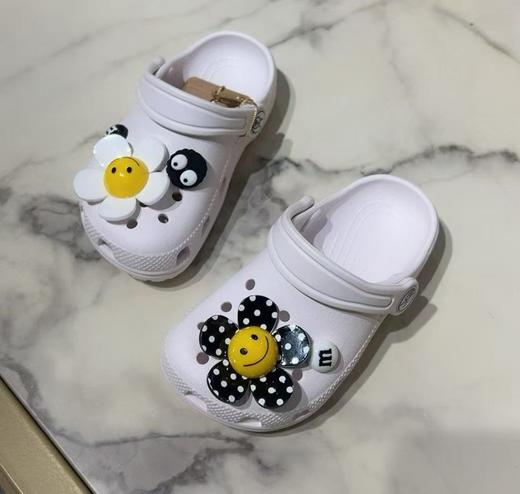 【预售】儿童潮牌洞洞鞋男女童凉拖外穿夏季包头婴幼儿室内沙滩宝宝家居防滑鞋 商品图7
