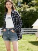418良粉节|2026 活动爆款 品牌促【自营】衣周期 （两件套）春夏薄款～100%棉9127衬衫➕背心套装上衣-喜出 商品缩略图1