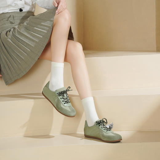 Westory2026年春季轻便运动鞋德训鞋休闲深口单鞋S26AM51201 商品图3