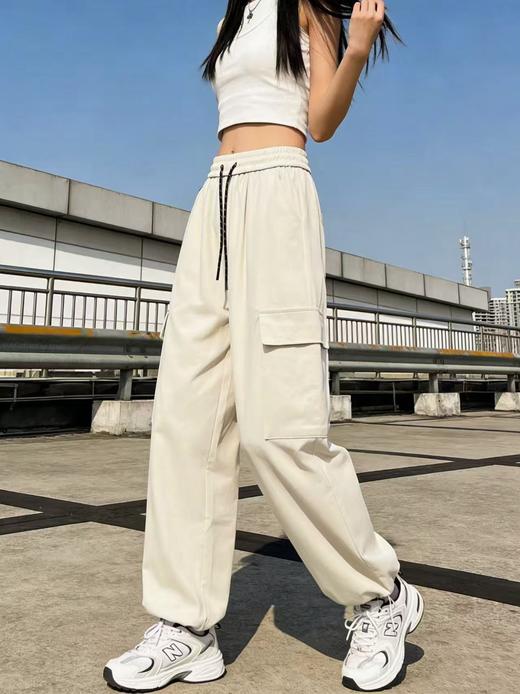 418良粉节|2026 活动爆款 品牌促【自营】衣周期 6310（100%棉）两穿～松紧腰休闲工装裤-喜出 商品图6