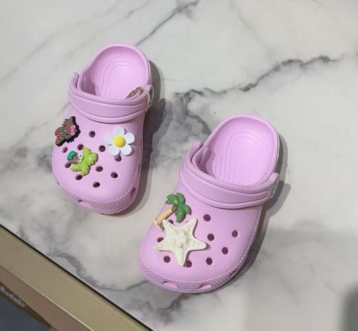 【预售】儿童潮牌洞洞鞋男女童凉拖外穿夏季包头婴幼儿室内沙滩宝宝家居防滑鞋 商品图4