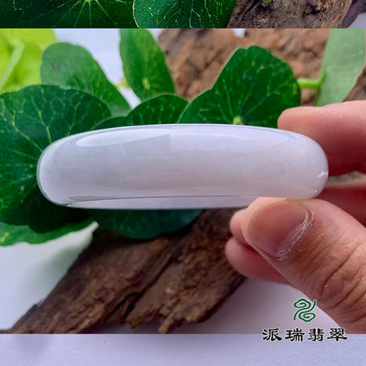 派瑞翡翠 翡翠手镯 糯种 浅紫 商品图2
