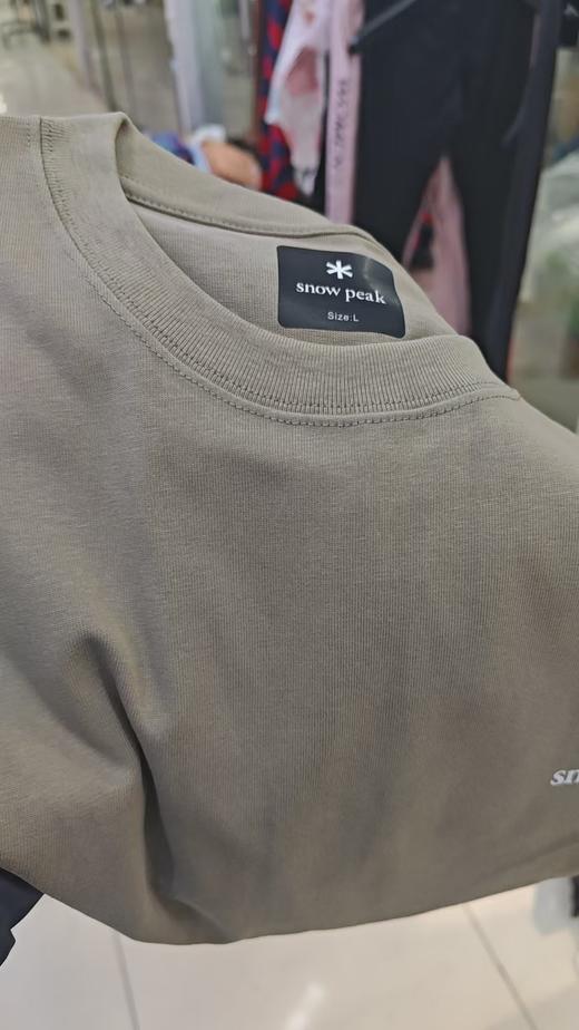 数量一点点 日本订单雪峰snowpeek纯棉短袖，科技面料，有速干功能..上身贼帅 商品图4