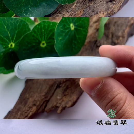 派瑞翡翠 翡翠手镯 糯种 飘花 商品图2