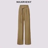 MAXRIENY极简通勤气质感休闲裤25夏阔腿长裤女MS86TR516Y90 商品缩略图0