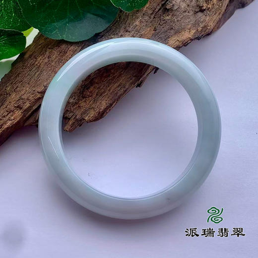 派瑞翡翠 翡翠手镯 糯种 飘花 商品图1