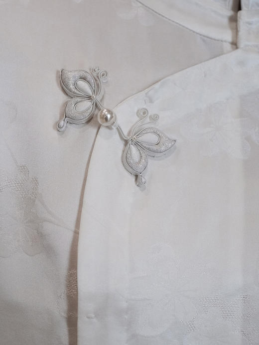 盛唐牡丹 | 梅占春先真丝斜襟上衣 商品图3