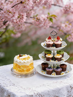 8人套餐：金枕爆浆榴莲+轻蛋糕（9个装）