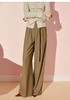 MAXRIENY极简通勤气质感休闲裤25夏阔腿长裤女MS86TR516Y90 商品缩略图2