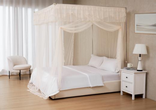 【4月】雅兰 落地上折合蚊帐（玉色）【7F童床】[广百北京路店] 商品图0