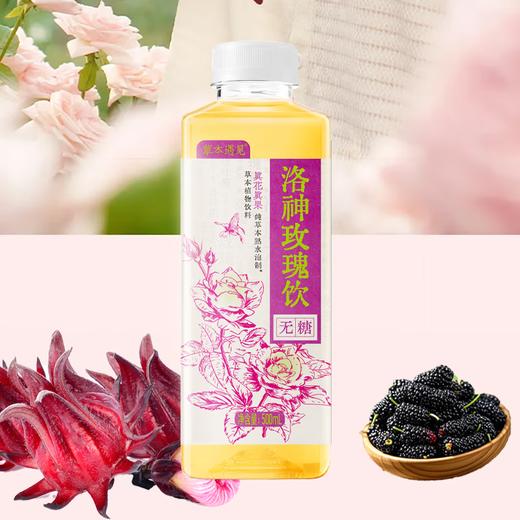 草本遇见洛神玫瑰饮无糖500ml*20瓶 商品图0
