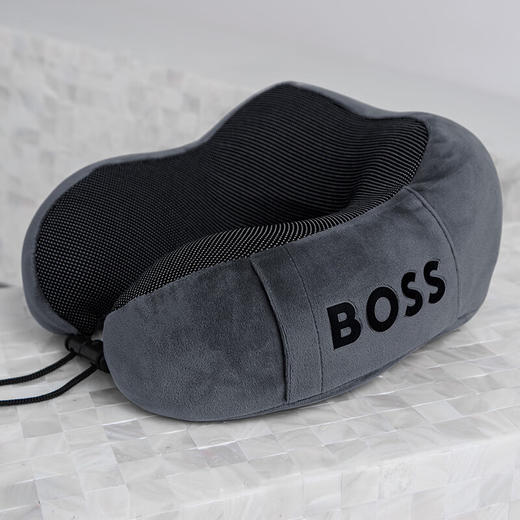 BOSS低回弹记忆棉护颈枕黑色 商品图1