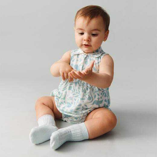 FUB 26SS新品 春夏有机绵经典网球袜条纹袜 商品图3