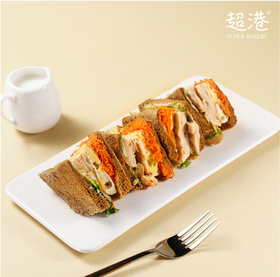 全麦鸡肉三明治面包