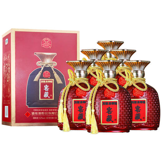 【积分抵钱花】 酒鬼 万里走单骑 窖藏 馥郁香型白酒 52度 500ml*6  整箱 商品图1