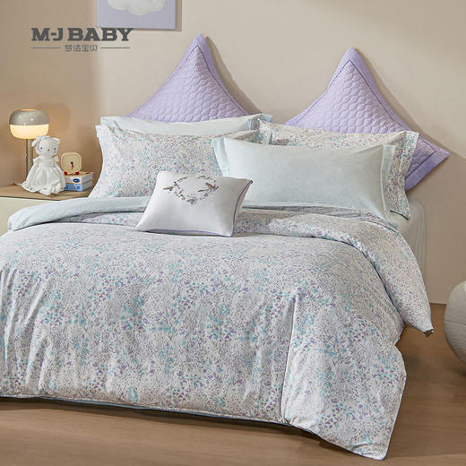 【4月】寐MINE 梦洁宝贝纯棉印花四件套:絮语【7F童床】[广百北京路店] 商品图1