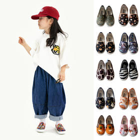 asahi朝日 26SS新品 童鞋日本制儿童一脚蹬帆布鞋