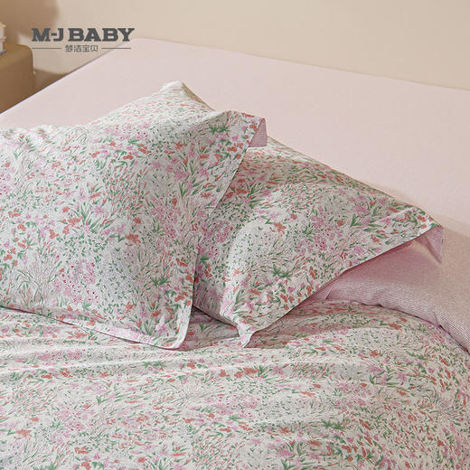 【4月】寐MINE 梦洁宝贝纯棉印花四件套:花间【7F童床】[广百北京路店] 商品图2