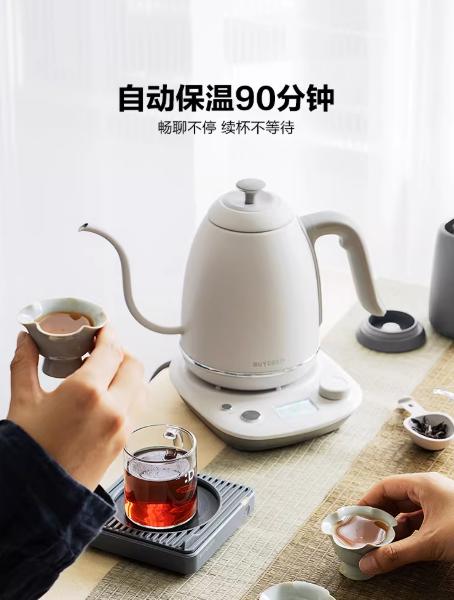 北鼎调温手冲壶长嘴电热水壶K821C-绿色 商品图4