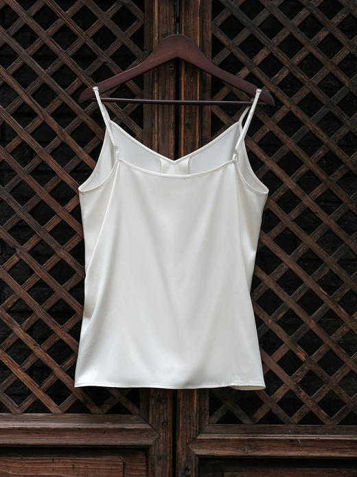 盛唐牡丹 | 真丝素缎吊带背心 商品图3