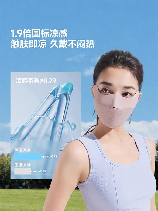 蕉下轻薄无痕护眼角防晒口罩AL203 漫暮黑 商品图4